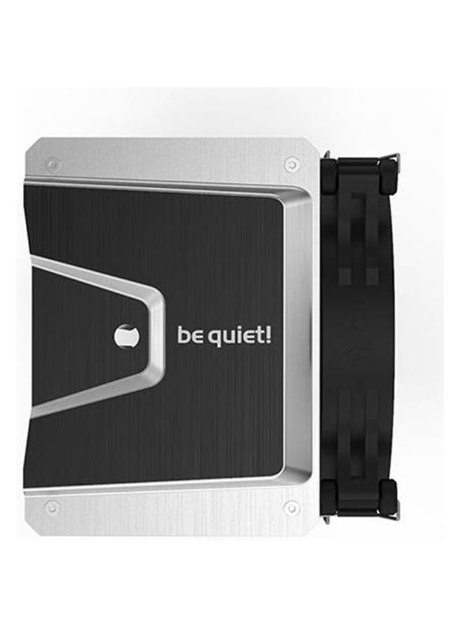 Shadow Rock 3 CPU Cooler, Shadow Wings 2 120mm PWM High-Speed Fan, 1600 RPM Fan Speed, 65 CFM Airflow, 5x 6mm Nickle-Plated Copper Heat Pipes, HDT technology, Silver / Black | BK004
