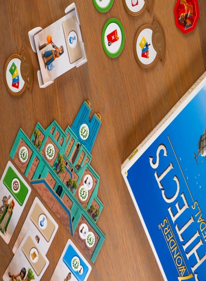 Asmodee 7 Wonders Architects Medals Expansion - New Wonders, Medals, and Strategies Await, Civilization Strategy Game for Kids and Adults, Ages 8+, 2-7 Players, 25 Minute Playtime - Image 3