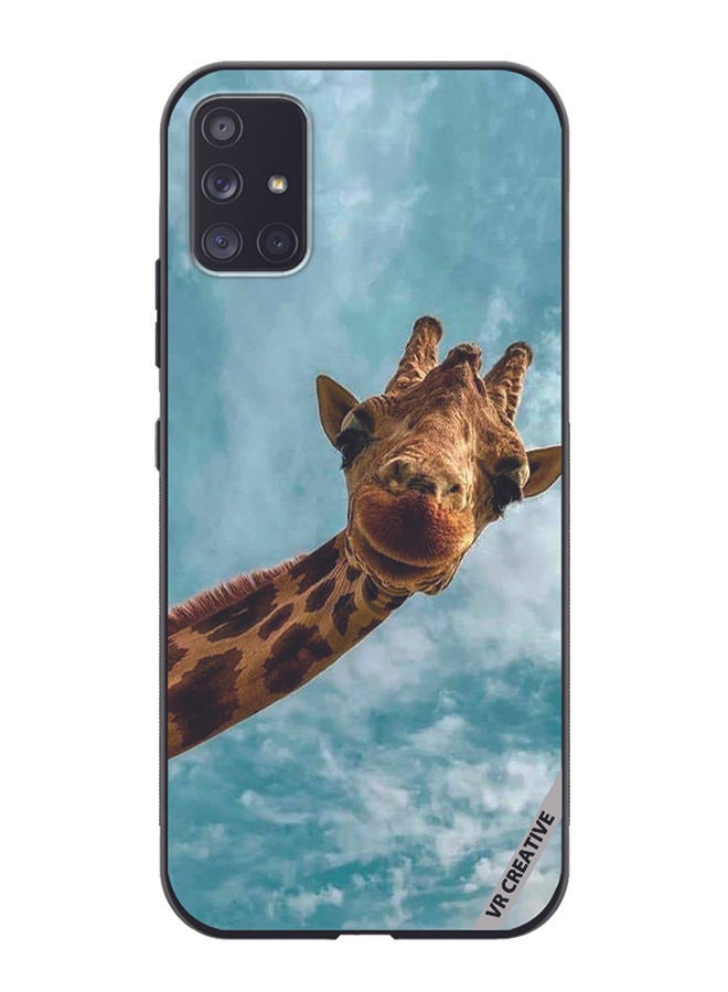 VR CREATIVE Protective Case Cover For Samsung Galaxy A51 5G Giraffe Design Multicolour - Image 1