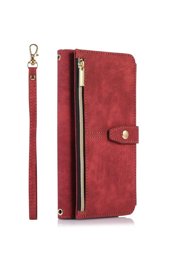 اس-توب جراب لهاتف Samsung Galaxy A71 4G Dream 9-Card Wallet Bag Zipper Leather Phone Case - Image 2