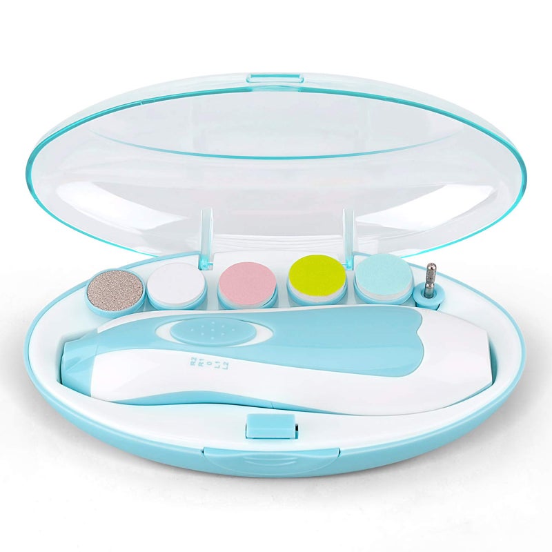 Baby Electric Nail File Drill  No Sharp Claws Hurt, 6 in 1 Safety Cutter Trimmer Clipper - Image 1