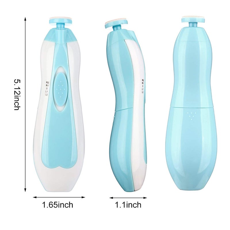 Baby Electric Nail File Drill  No Sharp Claws Hurt, 6 in 1 Safety Cutter Trimmer Clipper - Image 4