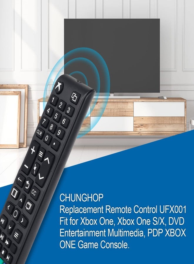 Chunghop Replacement Remote Control UFX001 fit for Xbox One, Xbox One S/X PDP Gaming Multipurpose Media Remote Control - Image 3