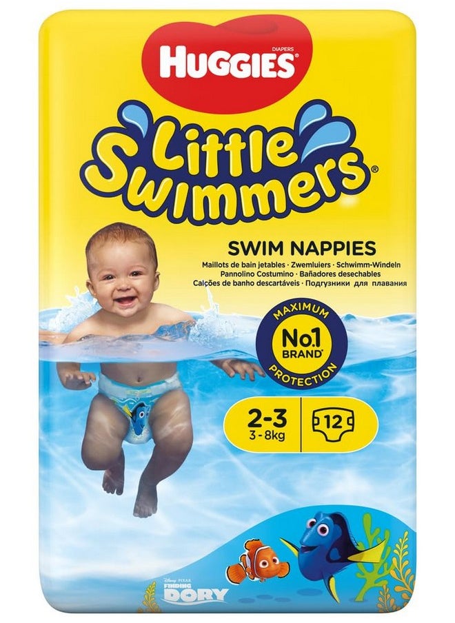 Huggies Huggies Little Swimmers Disposable Swim Diapers, X-Small (7lb-18lb.), 12-Count 