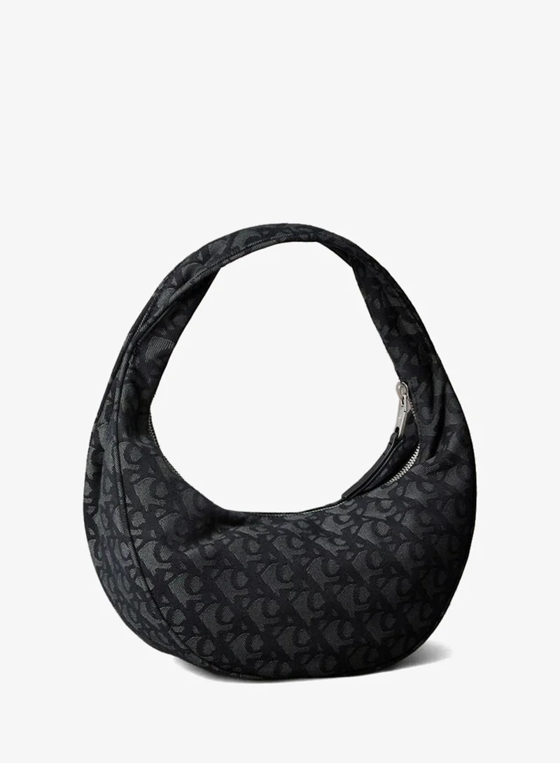 CALVIN KLEIN  Logo Detailed Zip through Hobo for Women | Best Price UAE