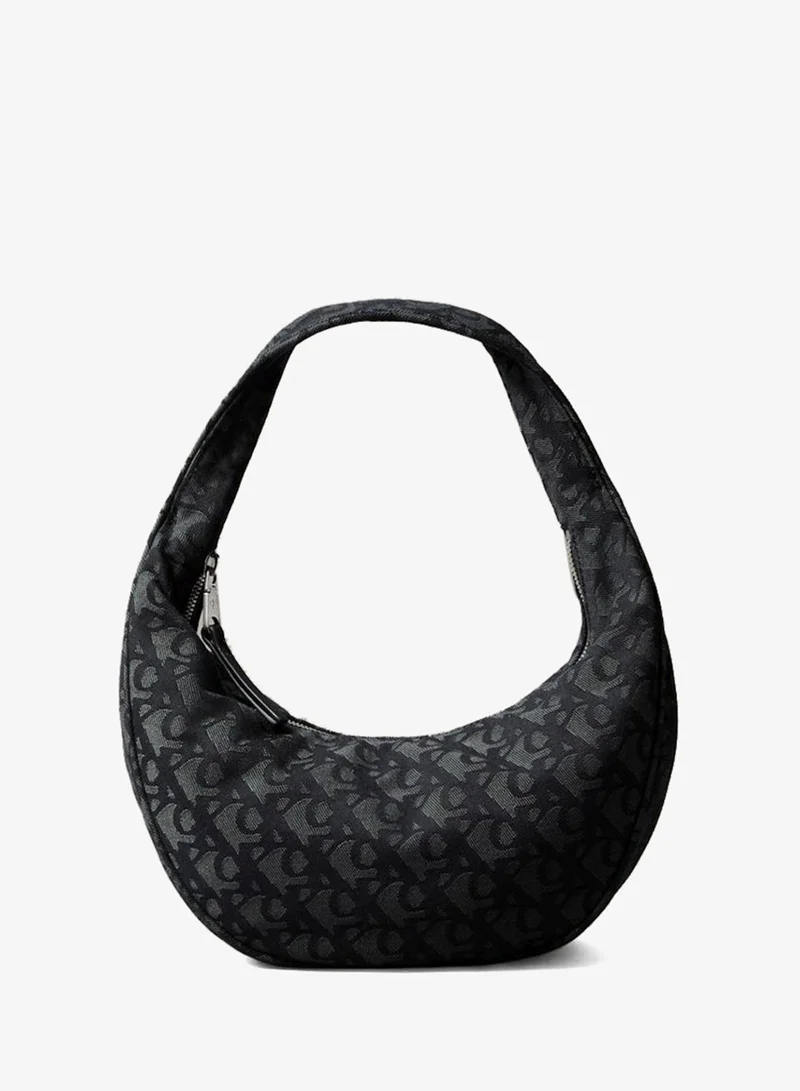CALVIN KLEIN Logo Detailed Zip through Hobo