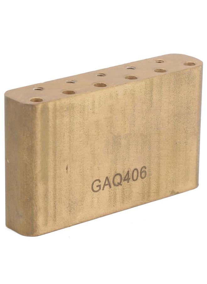 Thoraya - Electric Guitar Tremolo Bridge Block W/Shake Bar Brass for Fender MIM Standard Series Strat63.5mm (GAQ406) - Image 1