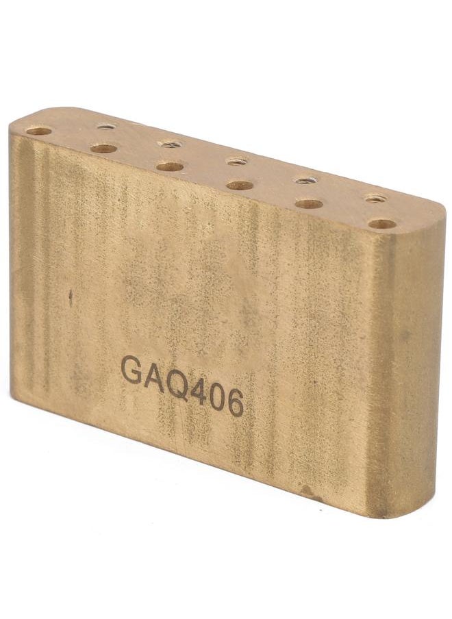 Thoraya - Electric Guitar Tremolo Bridge Block W/Shake Bar Brass for Fender MIM Standard Series Strat63.5mm (GAQ406) - Image 1