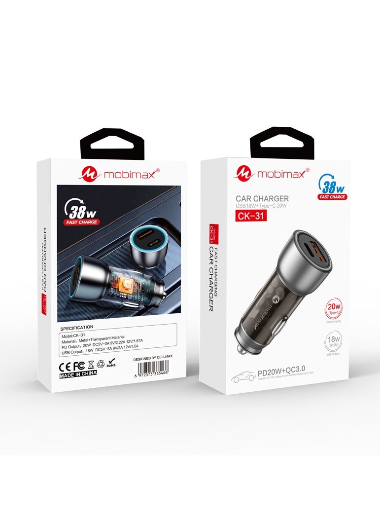 Mobimax - Mobimax Car Charger CK-31 - Image 1