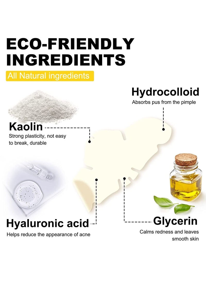 Elaimei - Hydrocolloid Nose Patch - Cleansing Pore Strip for Nose Pores, Pimples, Zits and Oil - Overnight Pore Strips to Absorb Acne Nose Gunk (12 Patches) - Image 1