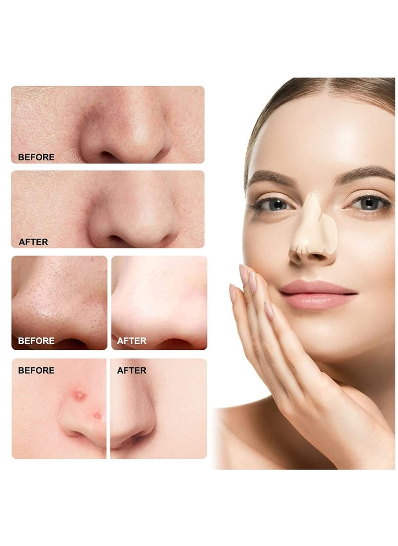 Elaimei - Hydrocolloid Nose Patch - Cleansing Pore Strip for Nose Pores, Pimples, Zits and Oil - Overnight Pore Strips to Absorb Acne Nose Gunk (12 Patches) - Image 1
