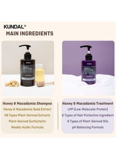 KUNDAL Natural Hair Shampoo And Conditioner Set [Baby Powder] - Nourish, Strengthen, Repair Hair With Honey, Argan Oil, Macadamia Oil, Sulfate-Free 500Ml 2Set (16.9 Fl Oz 2 Set)  - Image 5