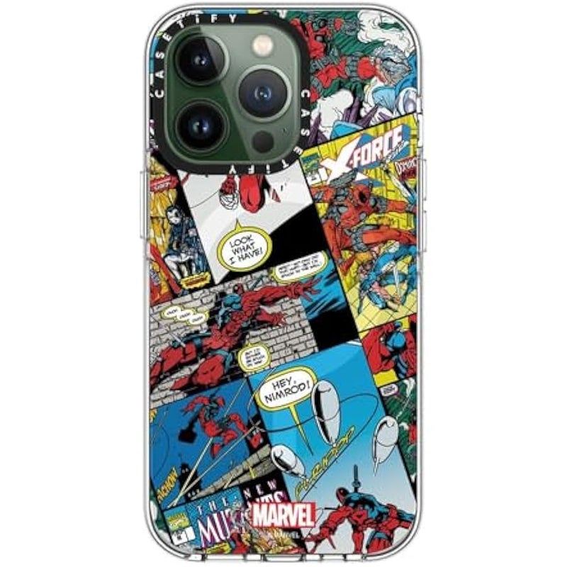 Casetify Clear iPhone 13 Pro Case 【Deadpool & Wolverine Co-Lab/Not Yellowing / 6.6ft Drop Protection/Magsafe】 - Comic Collage case - Clear - Image 3