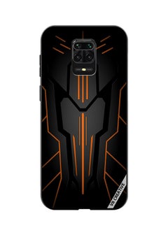 VR CREATIVE غطاء حماية لهاتف Xiaomi Redmi Note 9S/9 Pro أسود بتصميم Sark متعدد الألوان  - Image 1