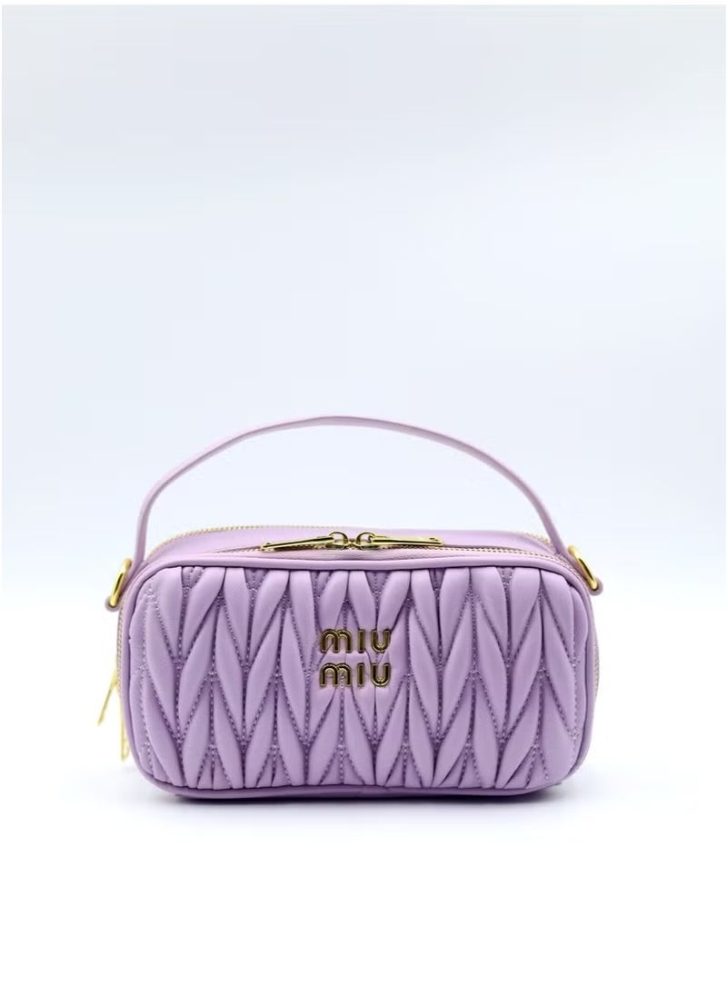 Miu Miu Matelassè Nappa Leather Shoulder Bag  - Image 1