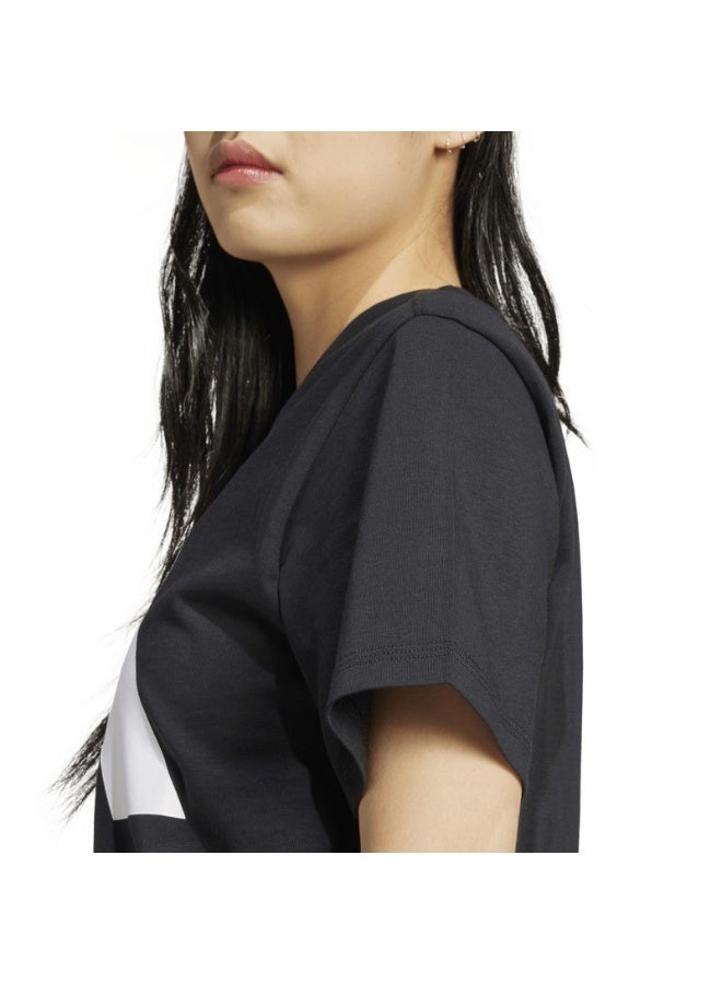 adidas Originals adidas W BL SJ T Black Training T-SHIRTS for Women - 2XS - Image 4
