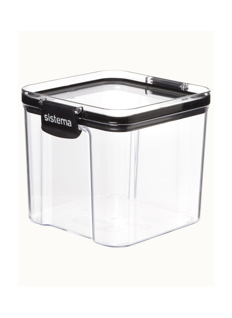 Sistema 700ml Tritan Square: Leakproof Food Storage - Microwave, Fridge & Top Rack Dishwasher Safe - (Keep Baking Ingredients Fresh & Organized
, Made In New Zealand - Image 2