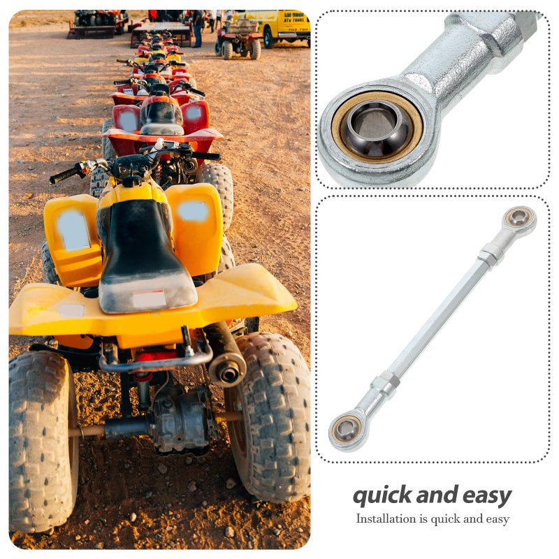 Automotive Replacement Tie Rod Ends, Durable Chrome-Vanadium Steel, For ATV Steering - Image 3