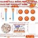 Gosodeny 24 Pack Basketball Party Favor Set with Mini Hoop Pens Stickers Exchange Cards and Gift Bags Bulk Gifts Sports Birthday Goodie Bag Fillers for Adult - Image 4