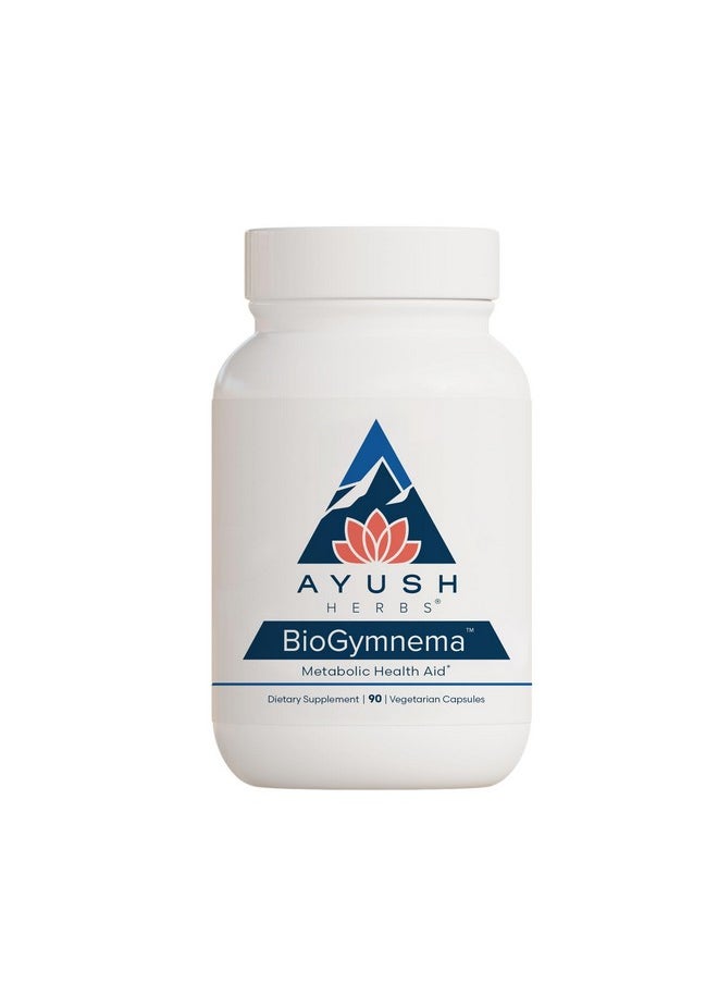 Ayush Herbs - Biogymnema All Natural Ayurvedic Herbal Supplement With Gymnema Bitter Melon And Chromium Supports Healthy Metabolism 90 Vegetarian Capsules - Image 1