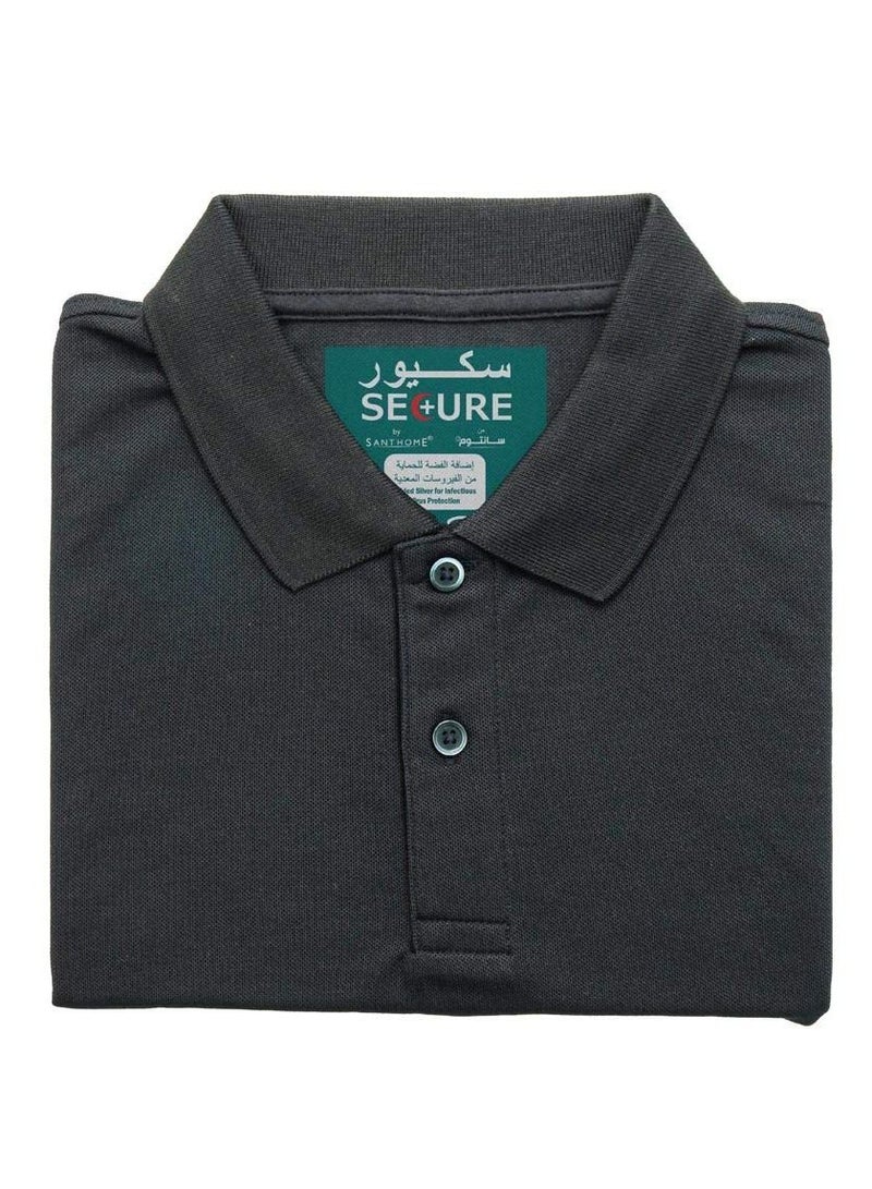 SANTHOME Secure Anti-Bacterial Basic Polo T-Shirt  -XXL - Image 3