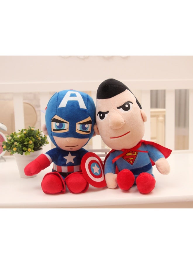 زولبسيو لعبة مضحكة للأطفال دمية إيغ هيد سوبرمان خرقة 27 سم - Image 3