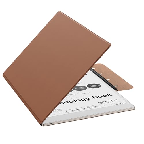 MoKo Case for Remarkable Paper Pro 2024 11.8", Lightweight Ultra-Thin Magnetic Case with Wide Pen Protective Clasp, Auto Sleep/Wake for Remarkable Pro 11.8", Brown - Image 1