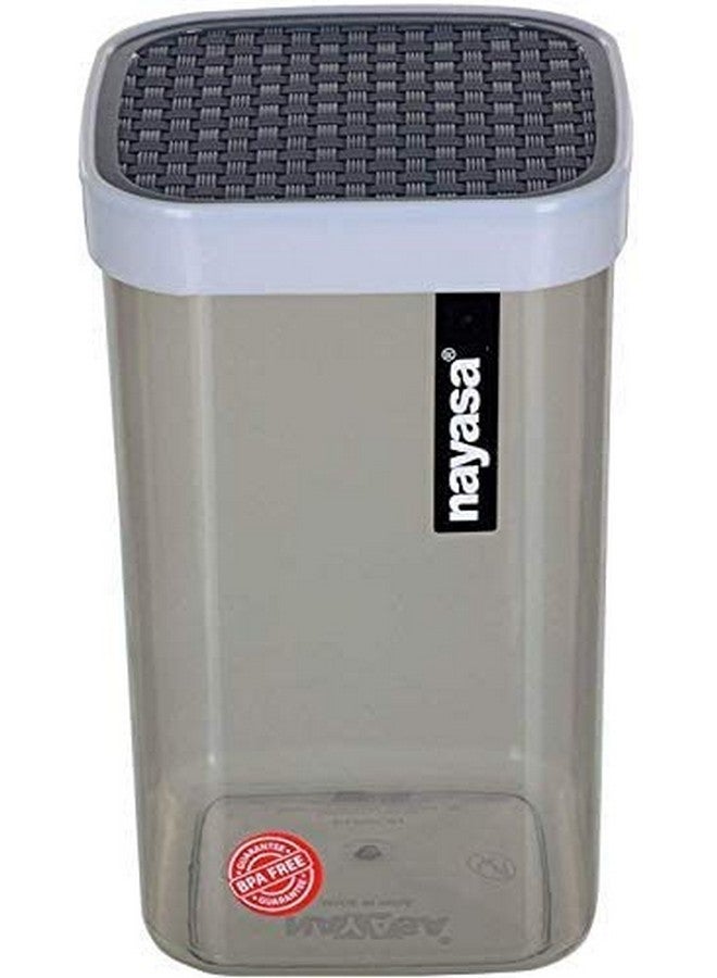 Nayasa Plastic Fusion Containers 1500ml, Set of 6, Grey, Standard - Image 3