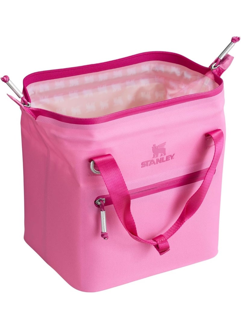 Stanley All Day Julienne Mini Cooler Bag & Insulated Lunch Tote | 7.4 QT (10 Can) Portable Soft Cooler with Leak-Proof Liner | Unique "Doctor's Bag" Hinge Top Design | Made from 100% Recycled Polyester | for Picnics, Hikes, Beach & Commute - Image 2