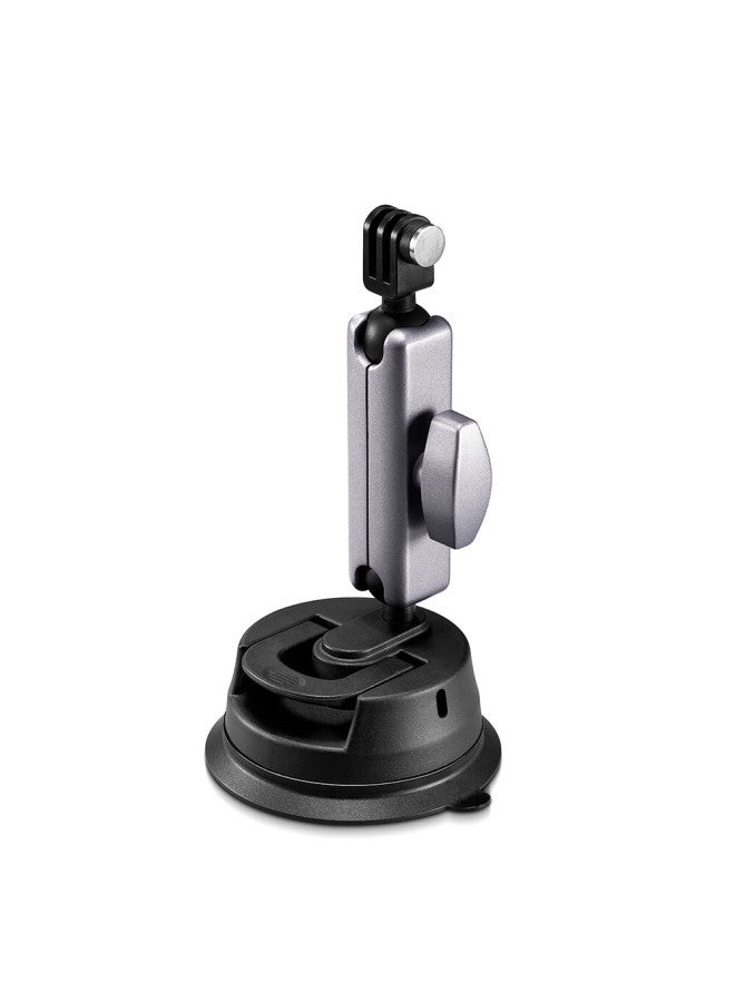 Earlymen Action Camera Suction Cup Mount Compatible With Gopro 13/dji Action 4/5 Pro/insta360 Go 3s And Other Car-mounted Suction Cups, Shooting Bracket Suction Cup Mount Aluminum Alloy Material - Image 1