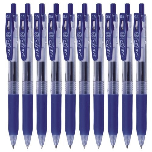 Zebra Technologies Zebra Sarasa Clip Pen 05 mm Blue JJ15BL - Image 3