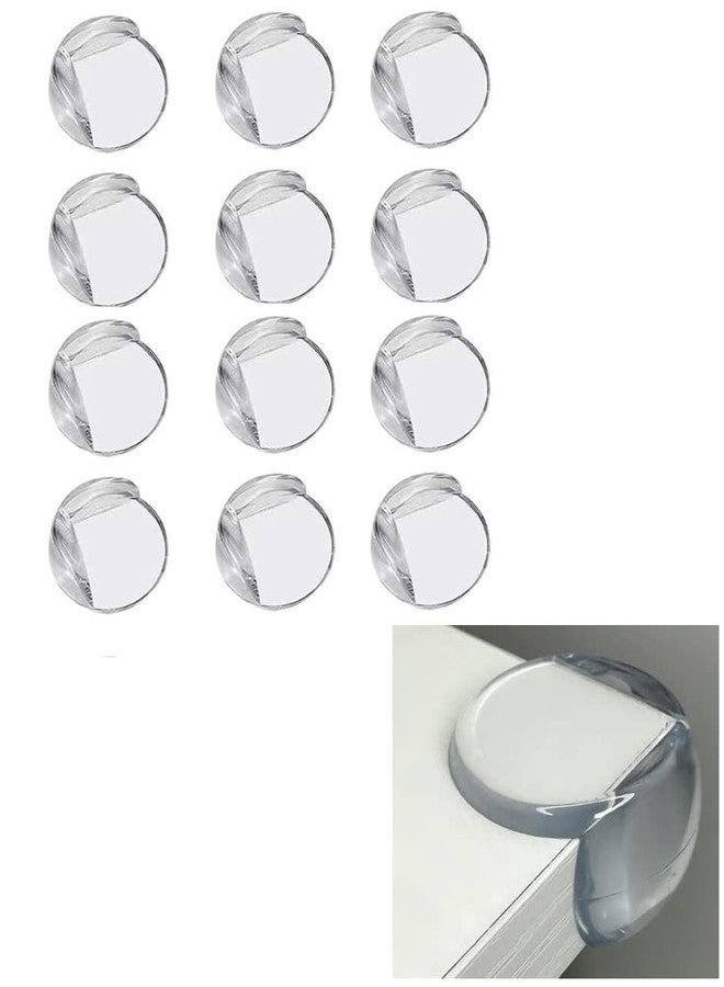 Evrysdi Large Corner Protector for Kids, Safety Protection from Sharp Edges and Corners of Furniture with Strong Adhesive, Child Proofing Corner Guards (Transparent, Pack of 12 Pack) - Image 1