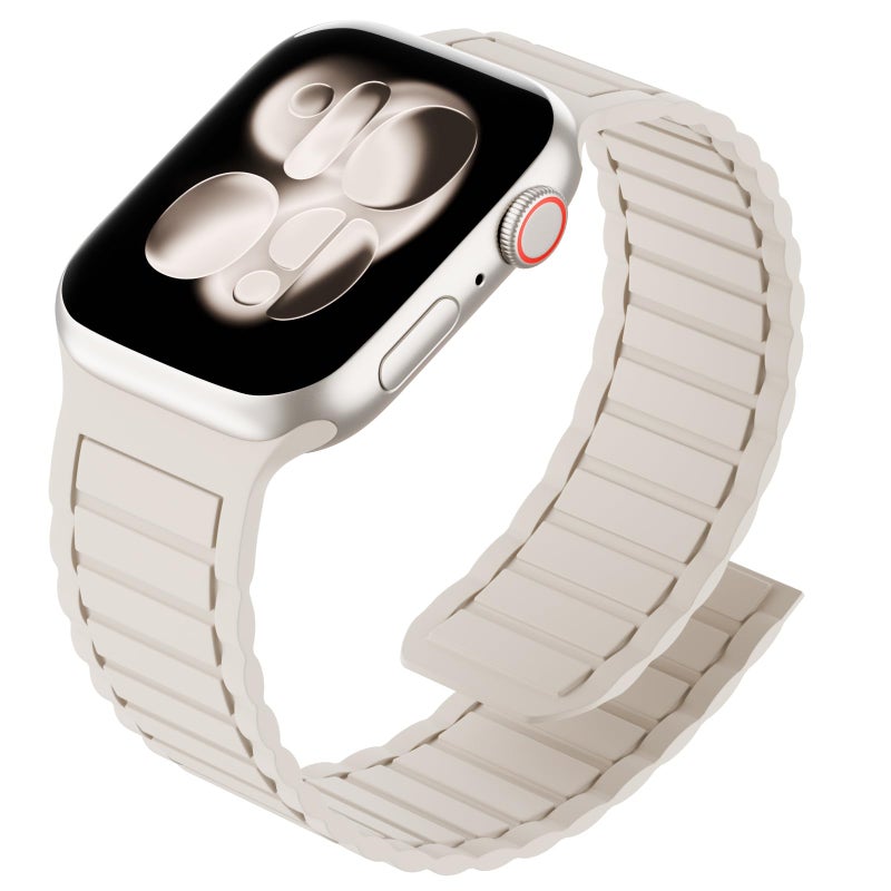 Arctime Silicone Magnetic Band Compatible with Apple Watch for 38mm 40mm 41mm 42mm 44mm 45mm 46mm 49mm, Sport Strap Soft Replacement Wristband for iWatch Ultra 3 2 1 Series 11 10 9 SE 8 7 6 5 4 - Image 1