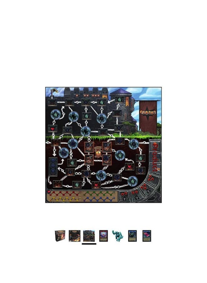 Generic - English Version Board Game Dragon's Cave Treasure Hunt Clank Game Puzzle Game Card Katan Island Duel Game-Color:CATANTHE SETTLERE Exquisite Catan Island - Image 1
