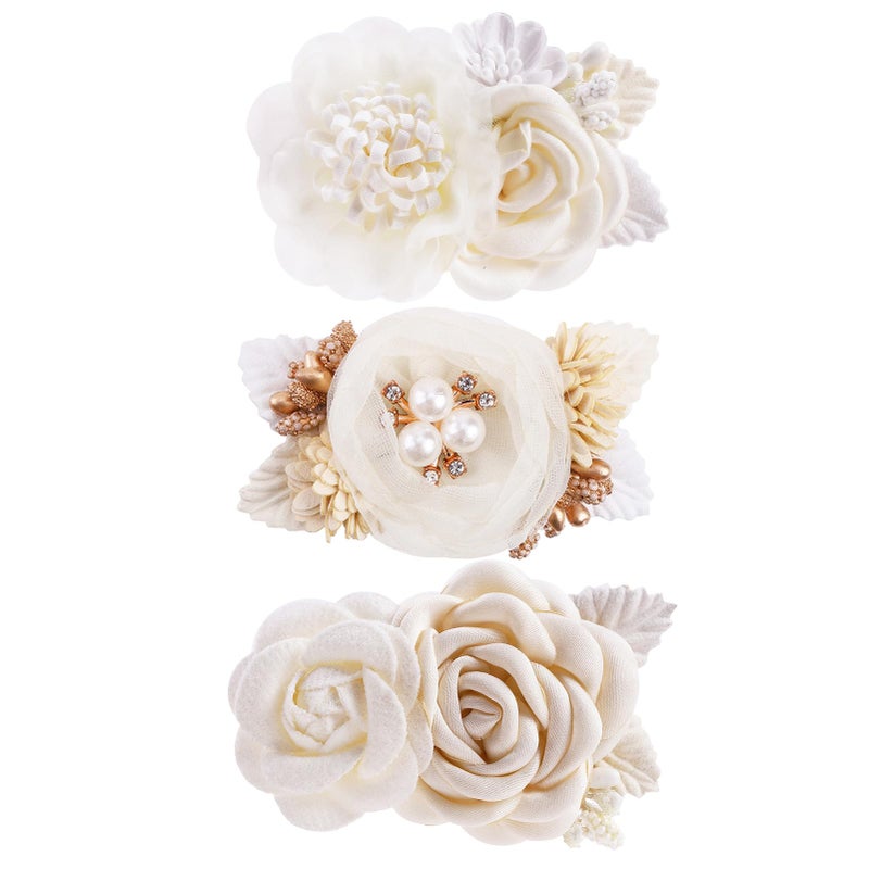 BFNAAgirl Flower Hair Clip BFNAAgirl Baby Girl Hair Bows Hair Accessories Alligator Clips for Infants Toddlers Gift one size flower8063 - Image 1
