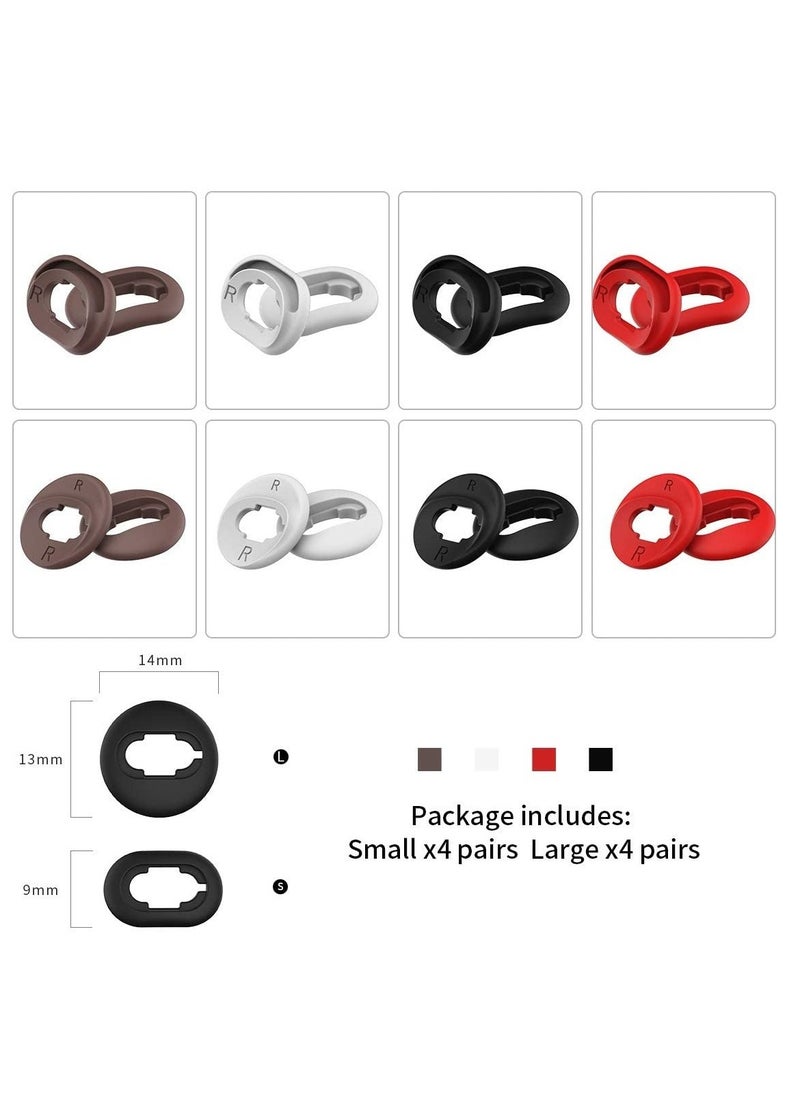 SYOSI 8 Pairs Ear Tips for Galaxy Buds Live Silicone Anti-Slip Dust Ear Tip Accessories Compatible with Samsung Galaxy Buds Live  - Image 2