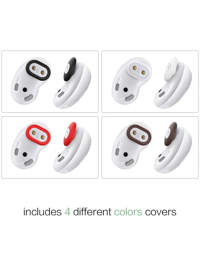 SYOSI 8 Pairs Ear Tips for Galaxy Buds Live Silicone Anti-Slip Dust Ear Tip Accessories Compatible with Samsung Galaxy Buds Live  - Image 5