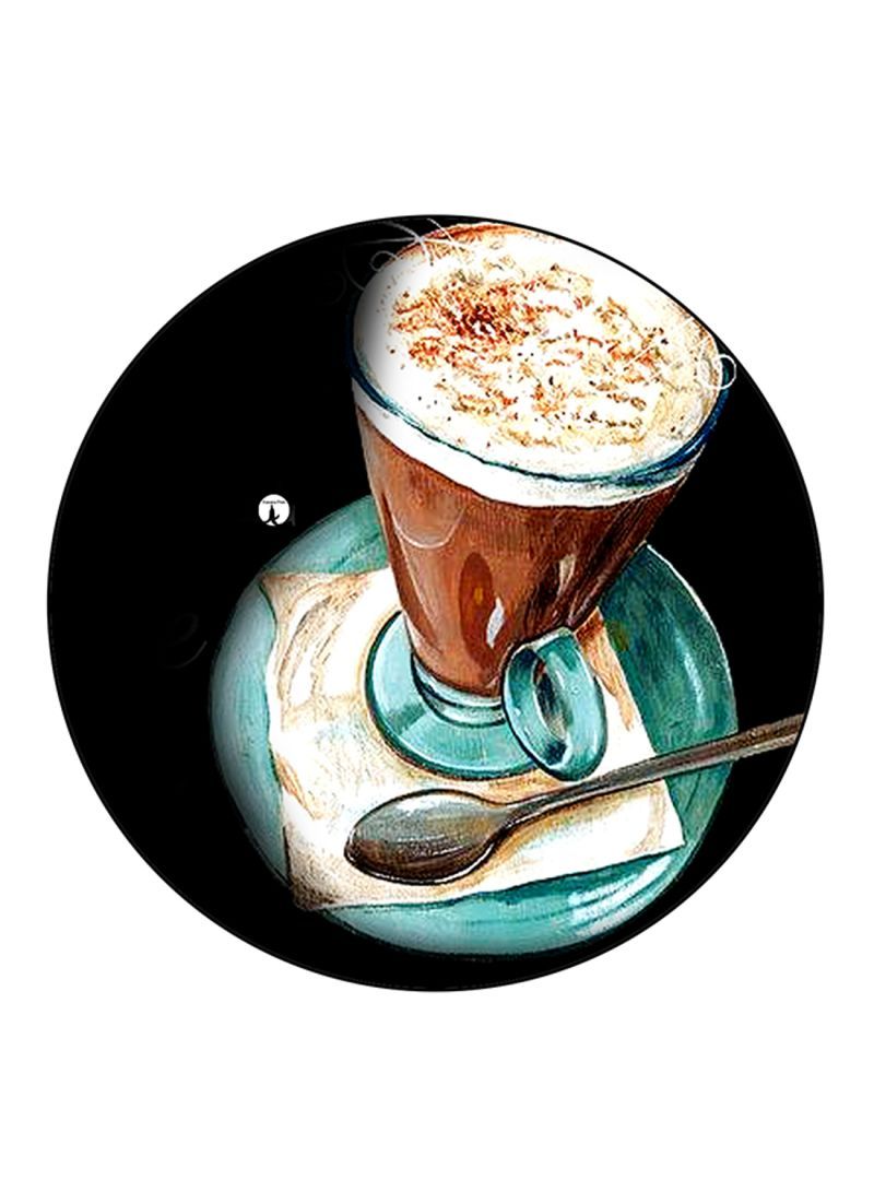 Coffee Printed Mouse Pad  Multicolour