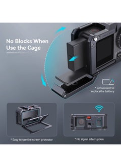 SMALLRIG Action 3 Action 4 Camera Cage For Dji Protective Cage Compatible For Dji Mic Protective Frame For Dji Osmo Action 3 Action 44119B  - Image 3
