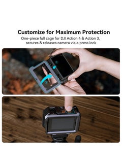 SMALLRIG Action 3 Action 4 Camera Cage For Dji Protective Cage Compatible For Dji Mic Protective Frame For Dji Osmo Action 3 Action 44119B  - Image 2