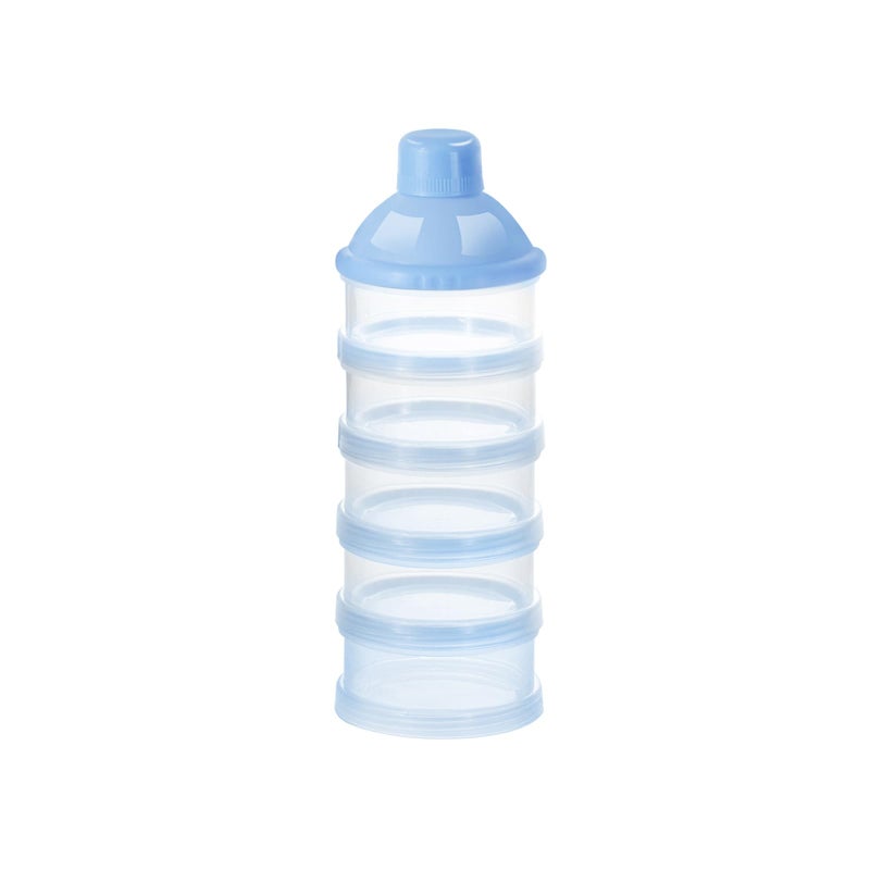 Accmor Formula Dispenser On The Go, 5 Compartments Stackable Formula Container for Travel, Baby Milk Powder Kids Snack Container, BPA Free - Image 1
