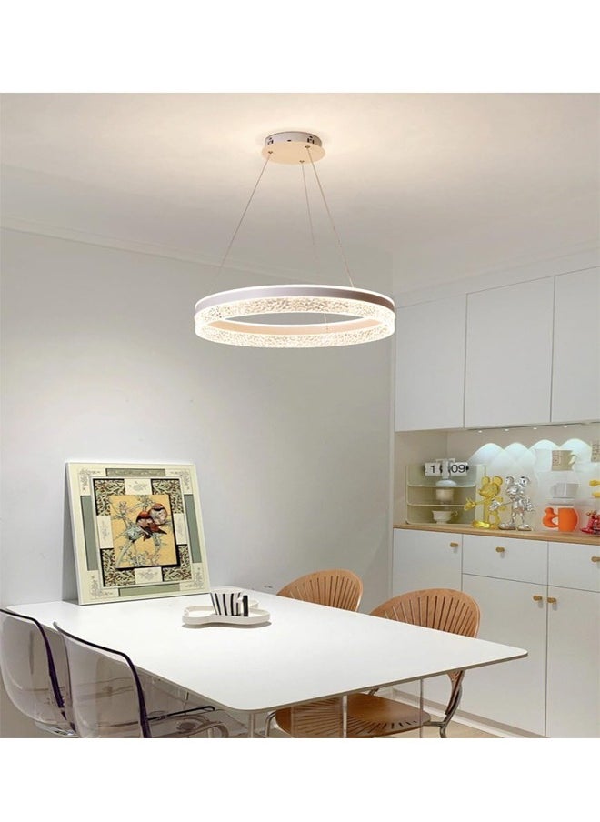ATM Modern Crystal LED Ring Pendant Light Fixture  - Image 3