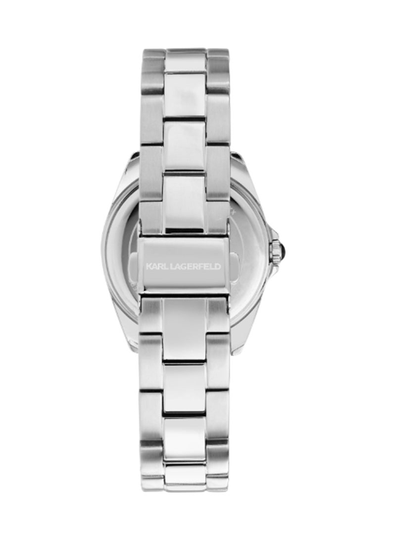 Karl Lagerfeld Women's 35MM Black, Diamond Dust Dial Stainless Steel Watch - R0553101508 - Image 3