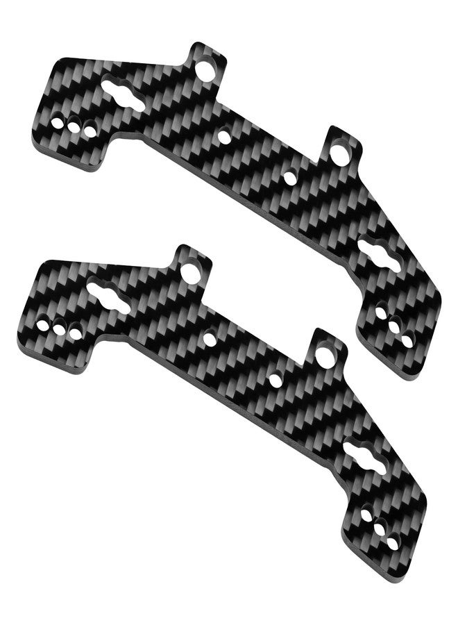 MORFUM 2Pcs Carbon Fiber Front & Rear Shock Towers for Tamiya TT02 1/10 RC Car – TT02 Shock Absorber Plate RC Shock Damper Stand Lightweight & Durable Upgrade Parts - Image 4
