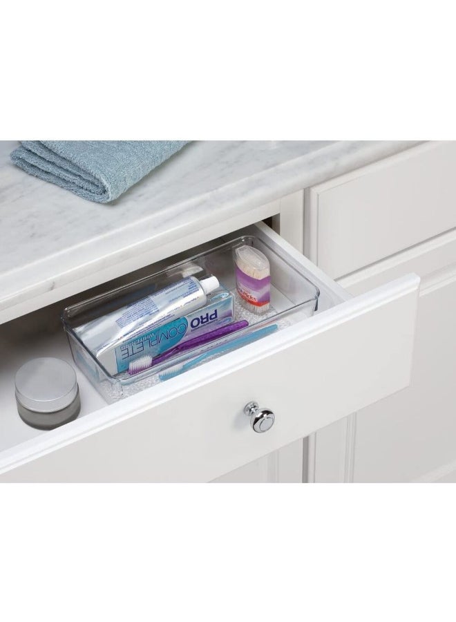 إنترديزاين رين جراند منظّم أدراج متين شفاف 6.8 × 4.1 × 12.7 بوصة - Image 5