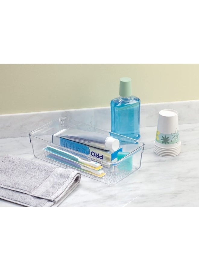 إنترديزاين رين جراند منظّم أدراج متين شفاف 6.8 × 4.1 × 12.7 بوصة - Image 4