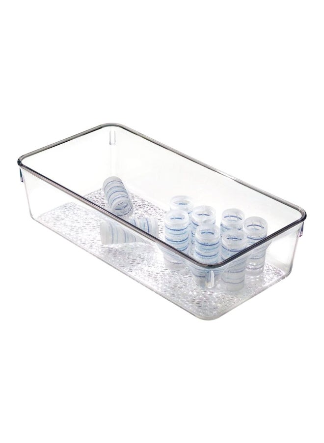 إنترديزاين رين جراند منظّم أدراج متين شفاف 6.8 × 4.1 × 12.7 بوصة - Image 3