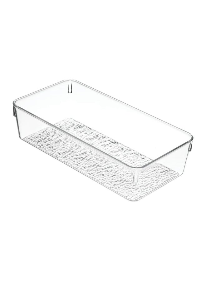 إنترديزاين رين جراند منظّم أدراج متين شفاف 6.8 × 4.1 × 12.7 بوصة - Image 2