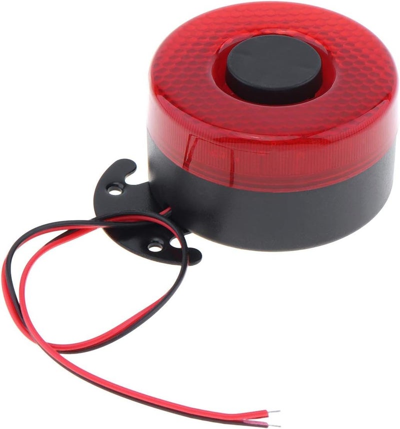DriSentri Car Back-up Alarm, 12V/24V 105dB Reverse Beeper Backup Alarm Vehicle Auto Back Up Horn Car Reverse Alarm Buzzer Siren with Light - Image 1
