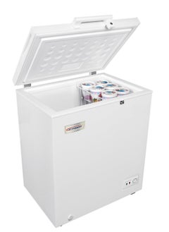 GeneralGold General Gold 145L Chest Freezer, White Deep Freezer with Defrost, LED Light, Lock & Key, Compact Energy-Efficient Storage Solution  - Image 3